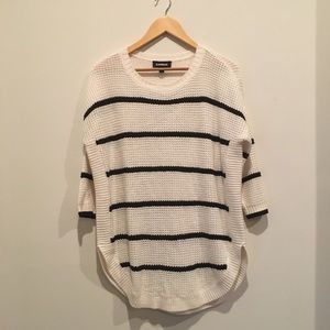 Slightly oversized knitted sweater